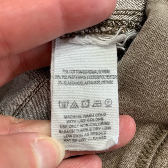 Free People easy going jeggings khaki size 26 - Picture 6 of 9